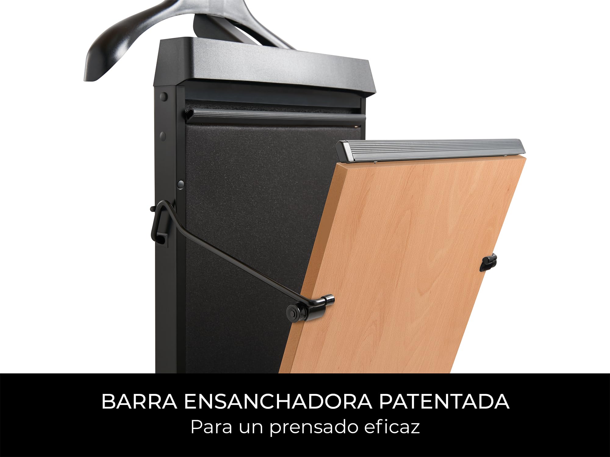 Corby 3300 - Prensa para pantalones, haya, enchufe europeo