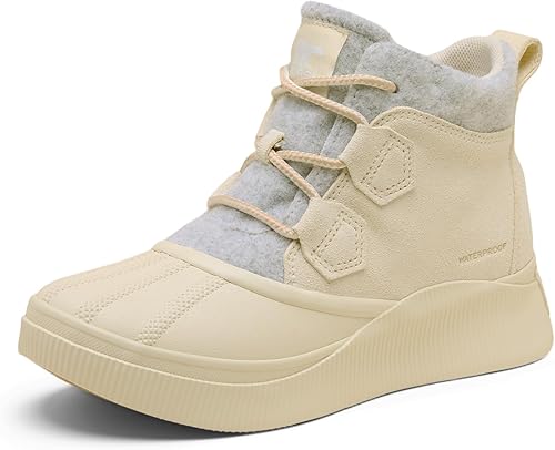 Sorel out N About IV Classic WP, Botas de Moda Mujer, Honey White, Dove, 36 EU