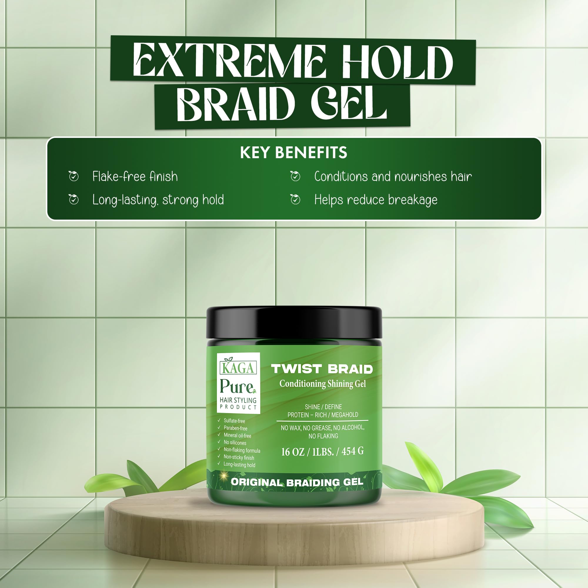 Amazon.com : KAGA Pure O Natural Neatbraid Beauty Professional