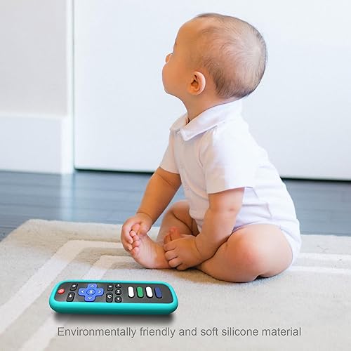 Miniatura 4 de Funda protectora para control remoto Roku TV, brilla en la oscuridad, a prueba de caídas, polvo, lavable, compatible con la mayoría de modelos de