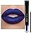 MAKI YIKA Dark Blue Lipstick for Women Color Stay Long Lasting Lipsticks, No Smudge Matte Liquid Lipstick Transferproof Cruelty-Free Lip Color | CHARM BLUE