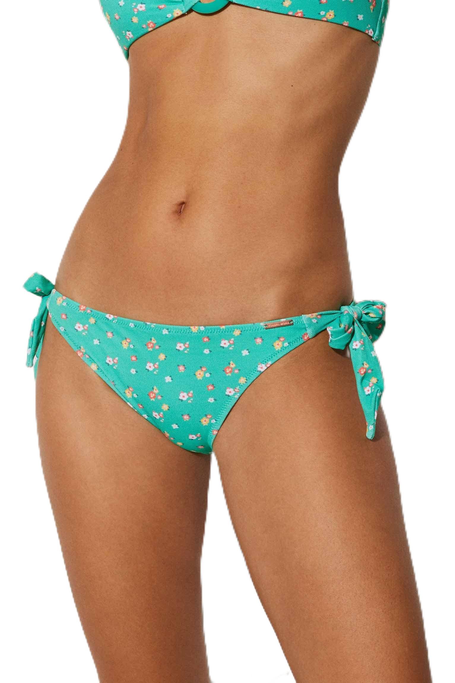 YSABEL MORA Braga Bikini Mini Flores con Lazos Ajustables