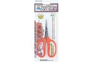 Chikamasa B-500SRF Curved Trimming Scissors for Cannabis
