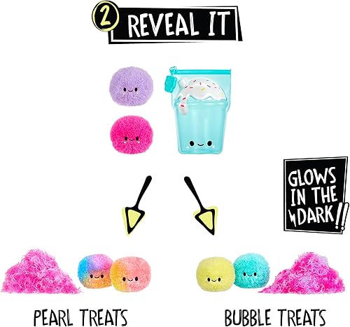 Miniatura 3 de Fluffie Stuffiez Boba Drink - Peluche coleccionable pequeño  Surprise Reveal Unboxing Huggable Tactile Play Fidget DIY Ultra Soft Fluff