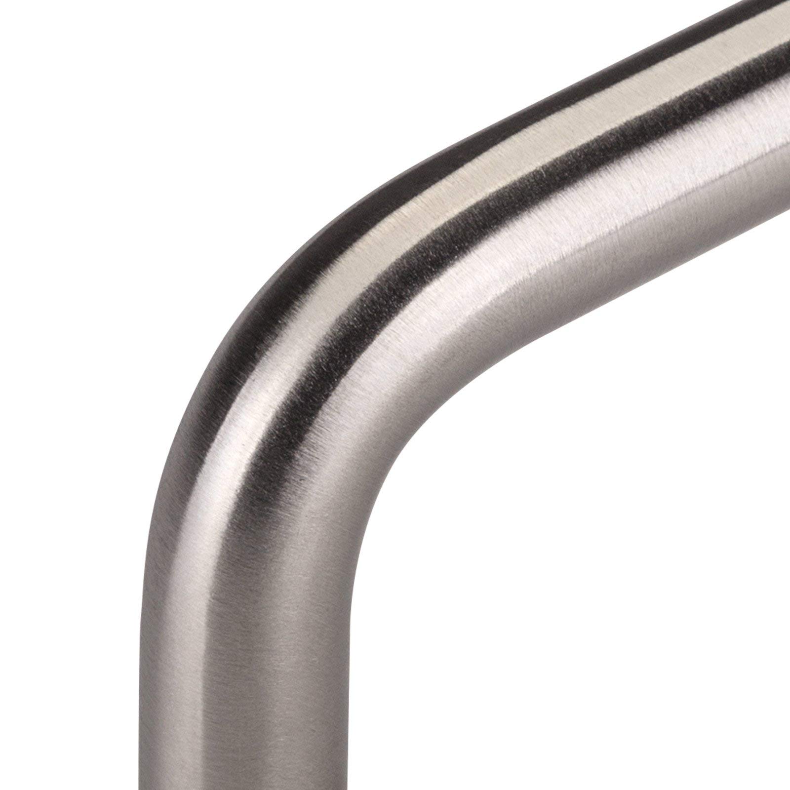 SOTECH 10 x Tiradores de arco BG03e ACERO INOXIDABLE macizo Ø 10 mm/BA