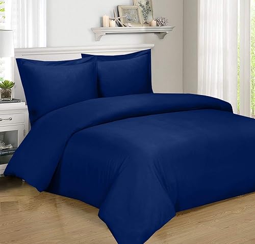 Miniatura 6 de Juego de funda de edredón 100% fresca, viscosa hecha de bambú, juego de funda de edredón con lazos en las esquinas y cierre de botones, tamaño