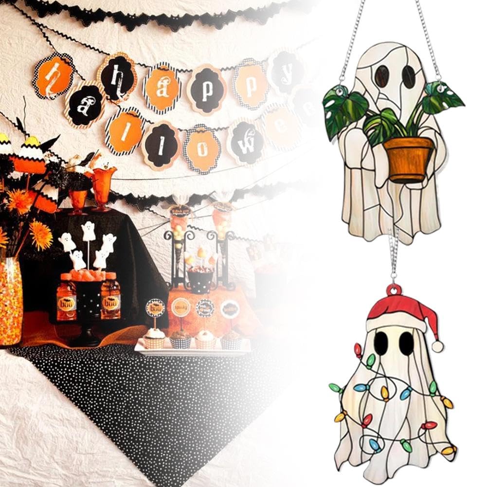 Sonnenfänger Hexenhut Fensterdeko - Acryl Lichtfänger Mit Kette Für Halloween & Wohnkultur