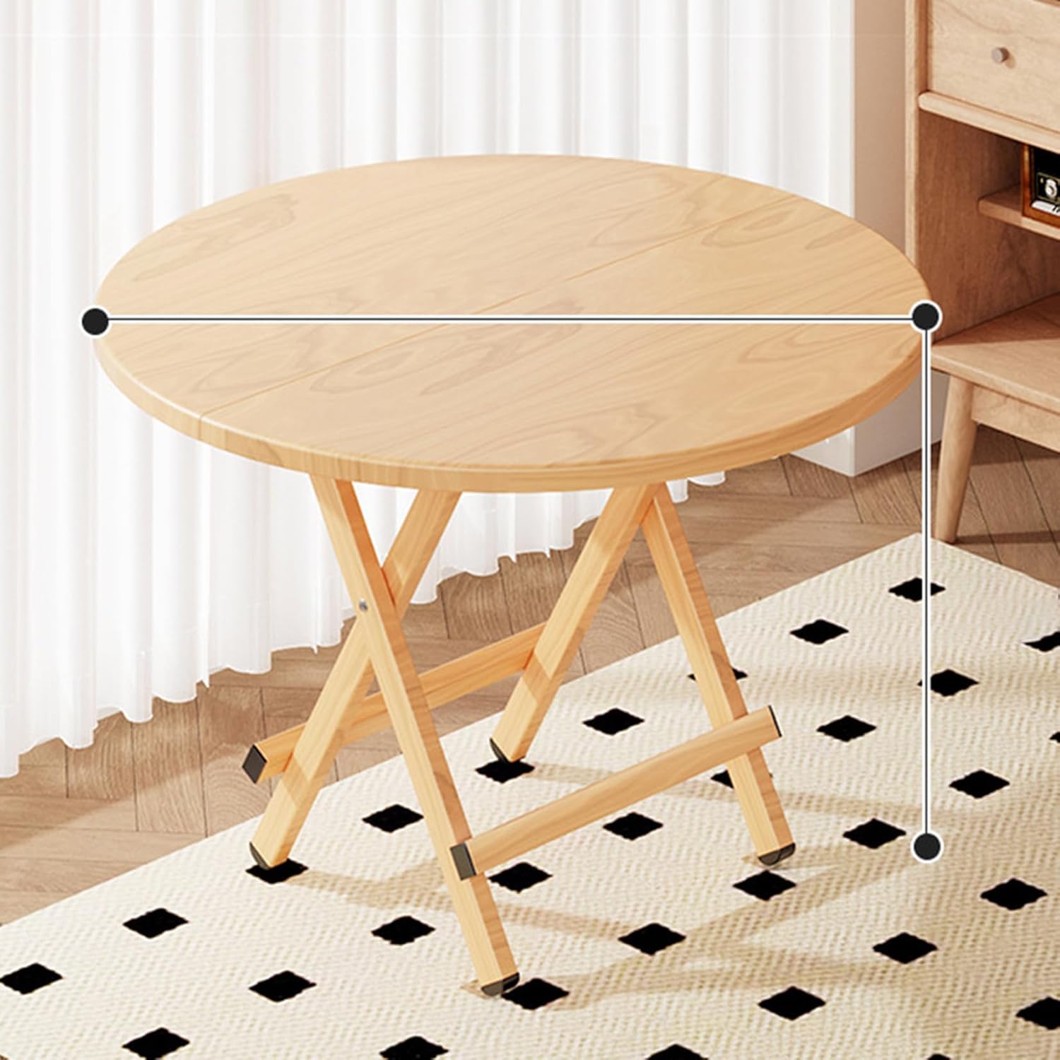 ナチュラルウッド 折りたたみパソコンデスク ナチュラルウッド】新品未