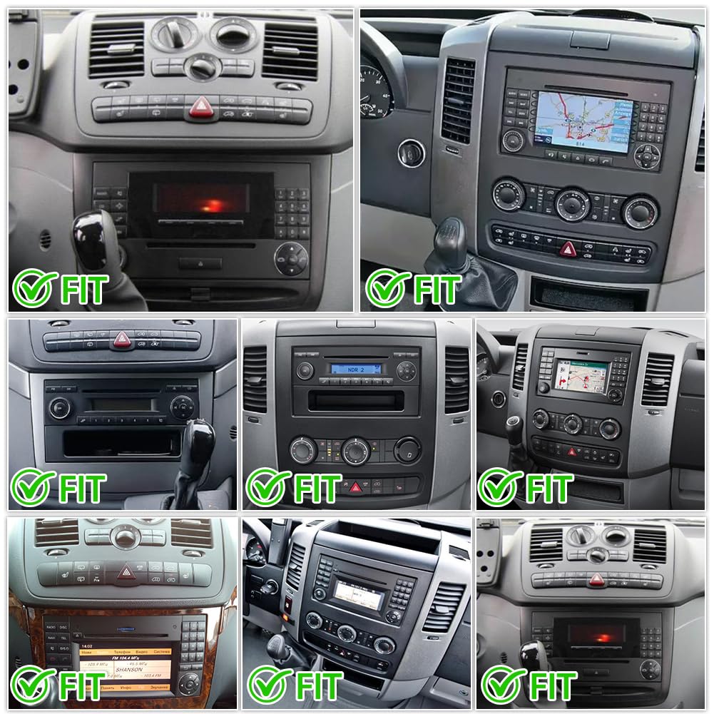 Autoradio 2+32G per Mercedes-Benz W245 2005-2011 con CarPlay e Android Auto