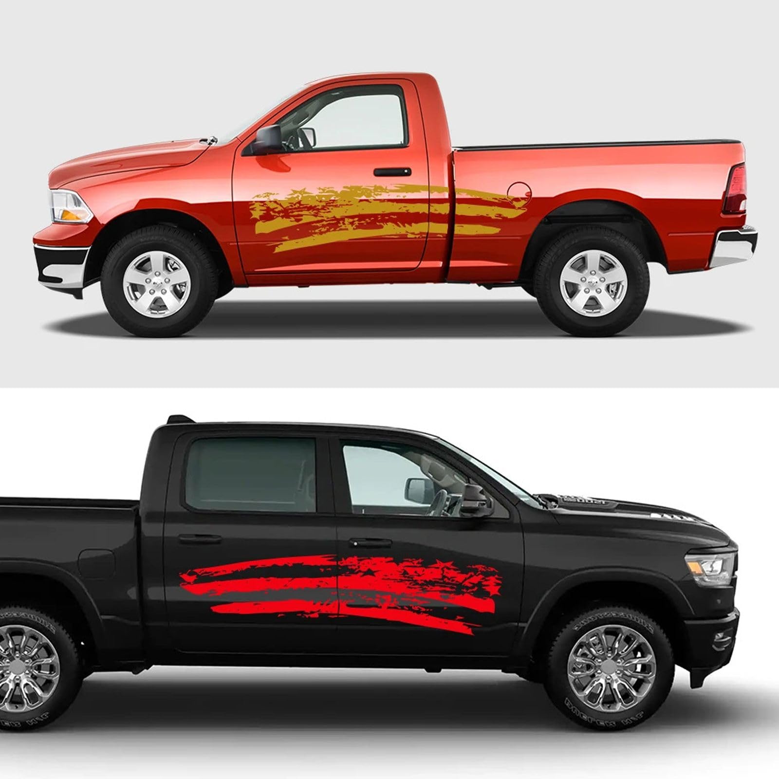 Ślady rozprysków samochodu Naklejka powitalna Pickup Truck Uniwersalna winylowa graficzna naklejka dekoracyjna Okładka Auto Tuning Akcesoria