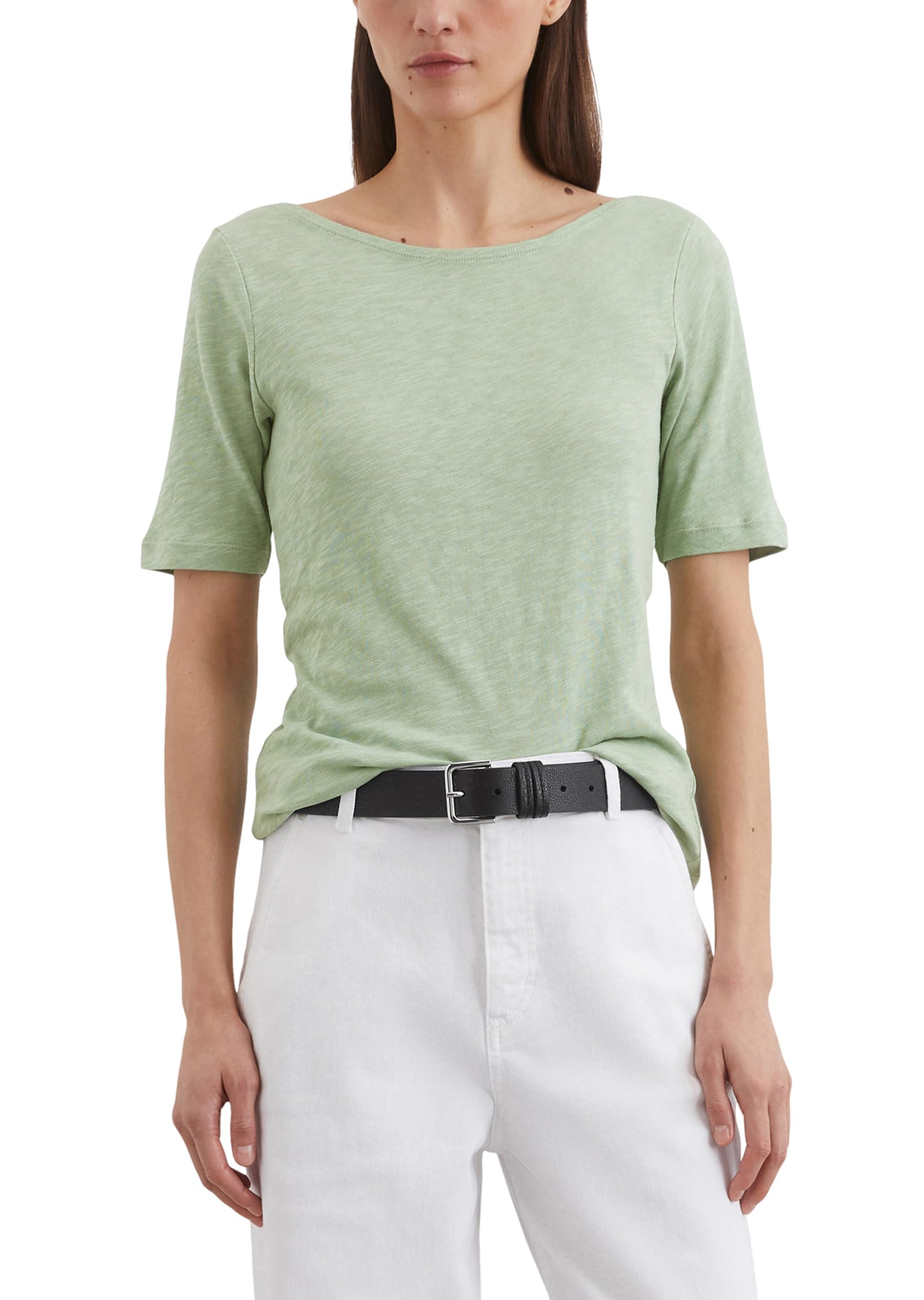 Marc O'Polo Damen T-Shirt aus Bio-Baumwolle Regular Fit