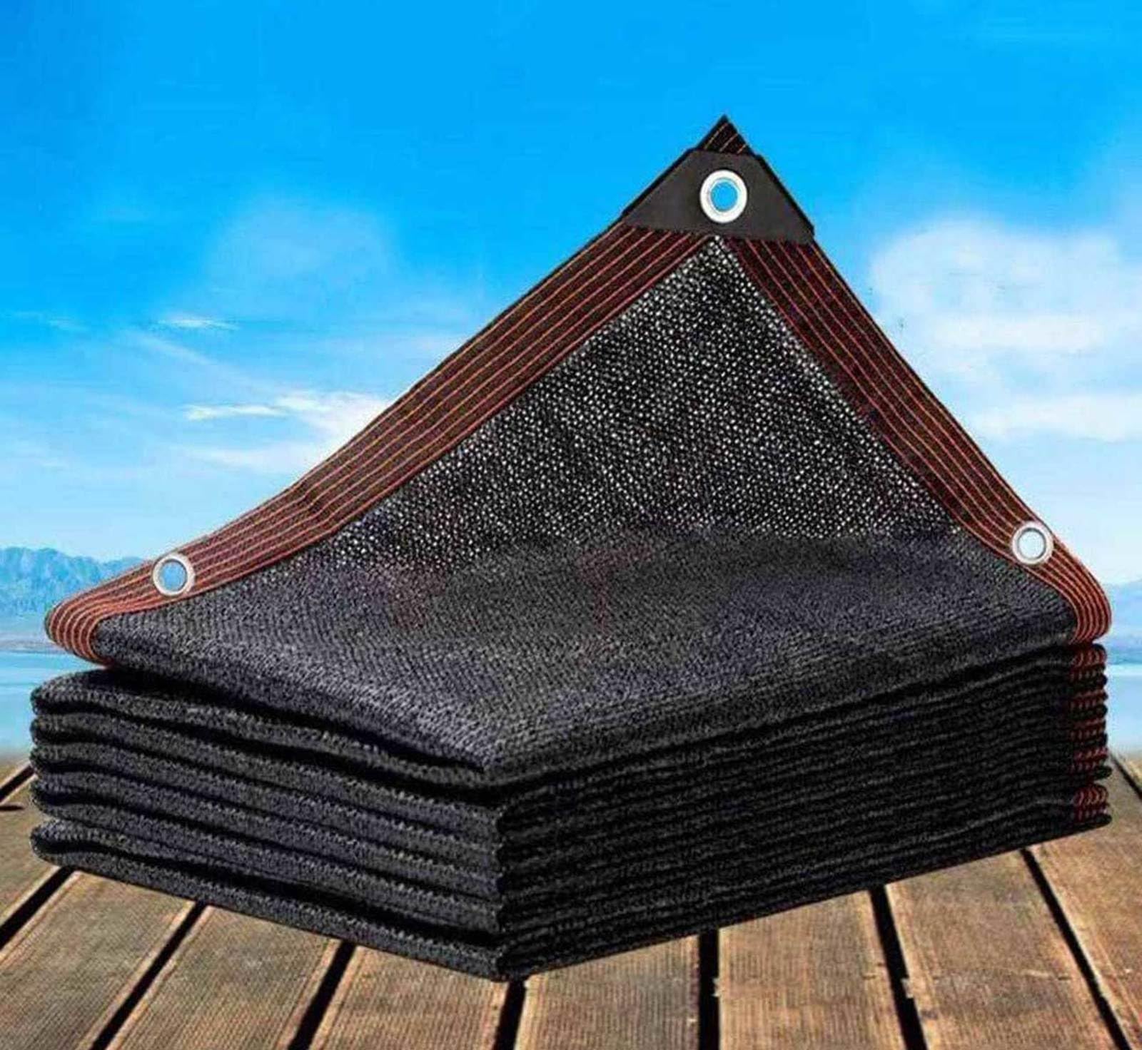 GLDYTVF Garden Sun Shade Netting for Greenhouse Plant Shading Black 3x5m Privacy Shelter Mesh Tarp Sail for Patios and Gardens