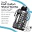 AQUAFIT Half Gallon Water Bottle with Time Marker - Straw & Chug Lid - BPA Free Gym Water Bottle with Straw - Big Gallon Jug (Midnight Gray, 64 oz - 2in1 Lid)