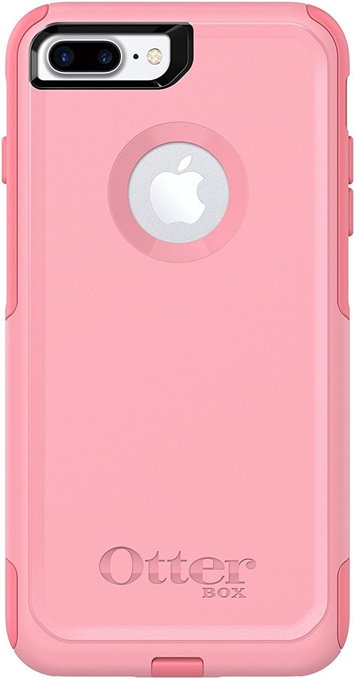 OTTERBOX Commuter Series Case for iPhone 8 Plus & iPhone 7 Plus (ONLY) - Retail Packaging - Rosmarine Way (Rosmarine/Pipeline Pink)