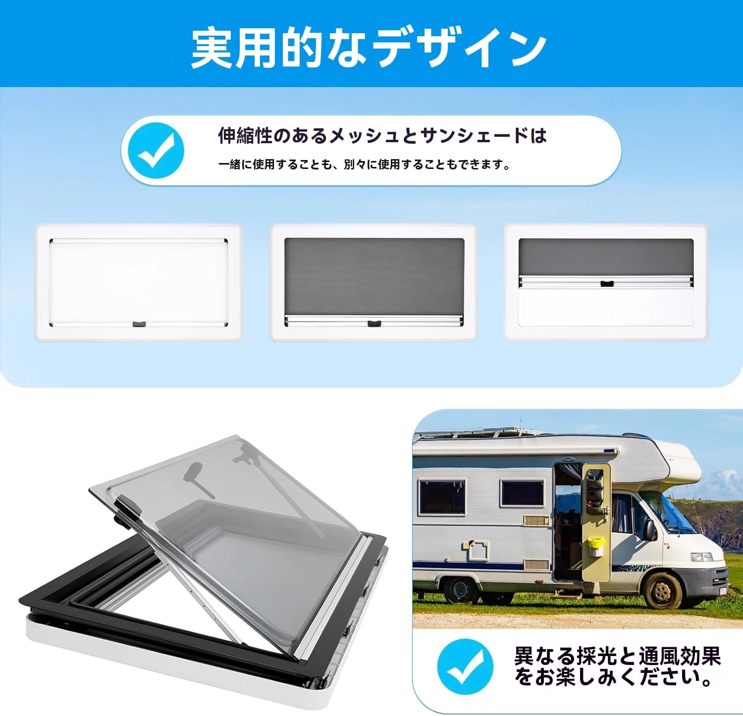 Amazon.co.jp: キャンピングカー 窓 外開き スライド式 RV