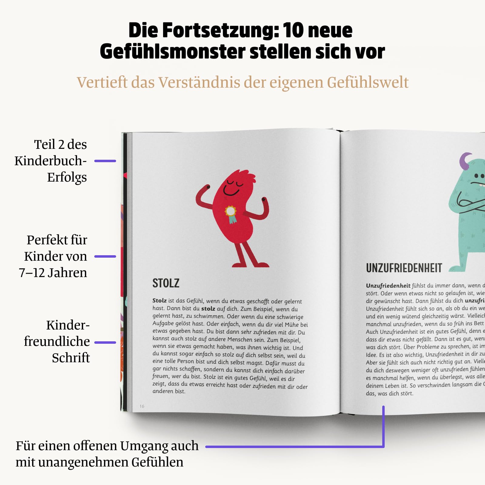 Ein gutes Gefühl 2 – Gefühlstagebuch für Kinder von 7 bis 12 Jahren (Teil 2) – Emotionen verstehen, Dankbarkeit erlernen und Selbstliebe üben – 10 neue Gefühle und Rätsel – Mit Sticker und Poster