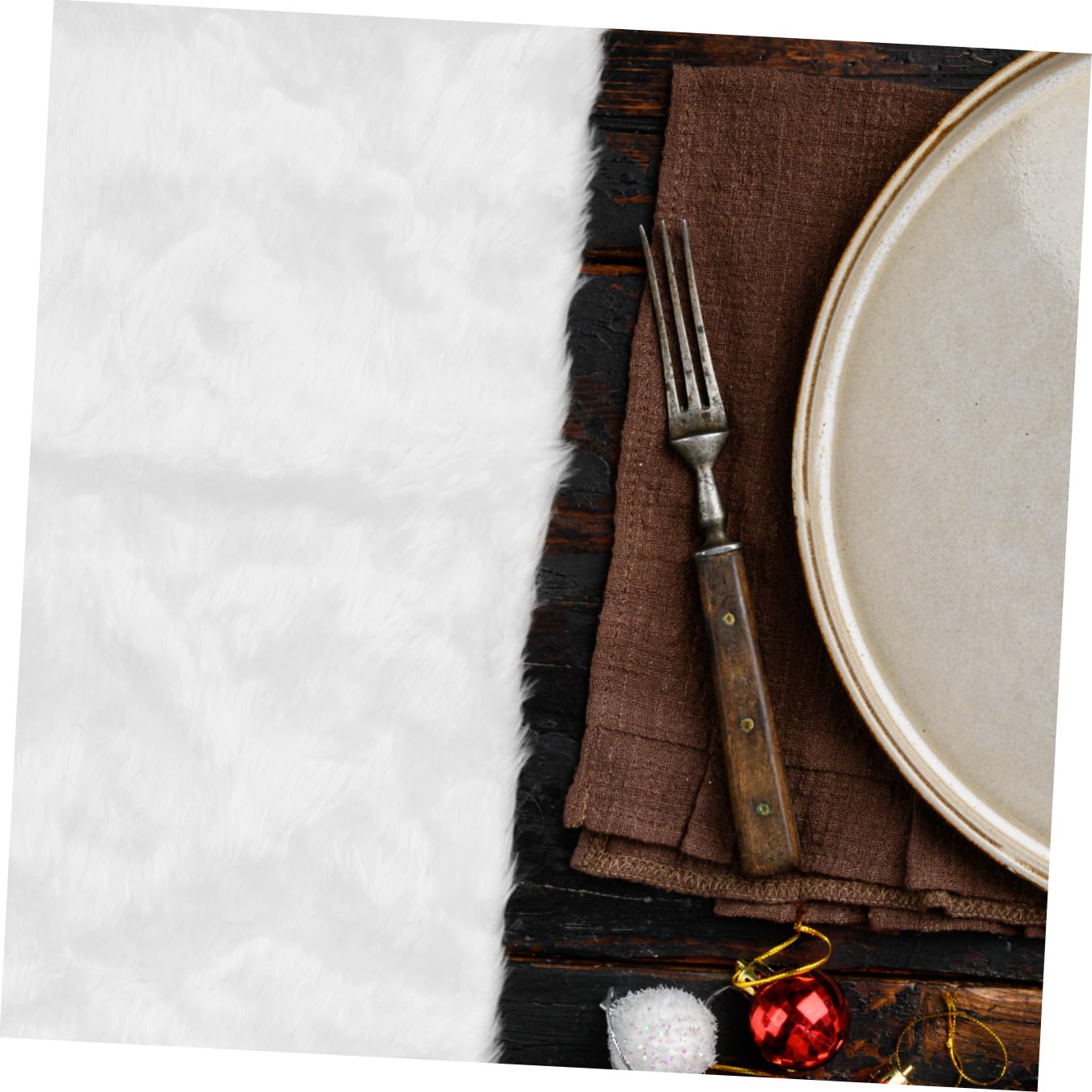 de Mesa de Felpa de Mesa de sintética Tela Cubrir Mantel Decorativo Mantel para Navidad