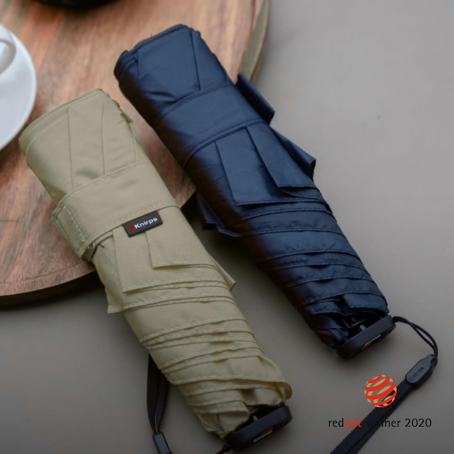 Knirps US.050 Ultra Light Pocket Size Manual Rain Umbrella with Carrying Case
