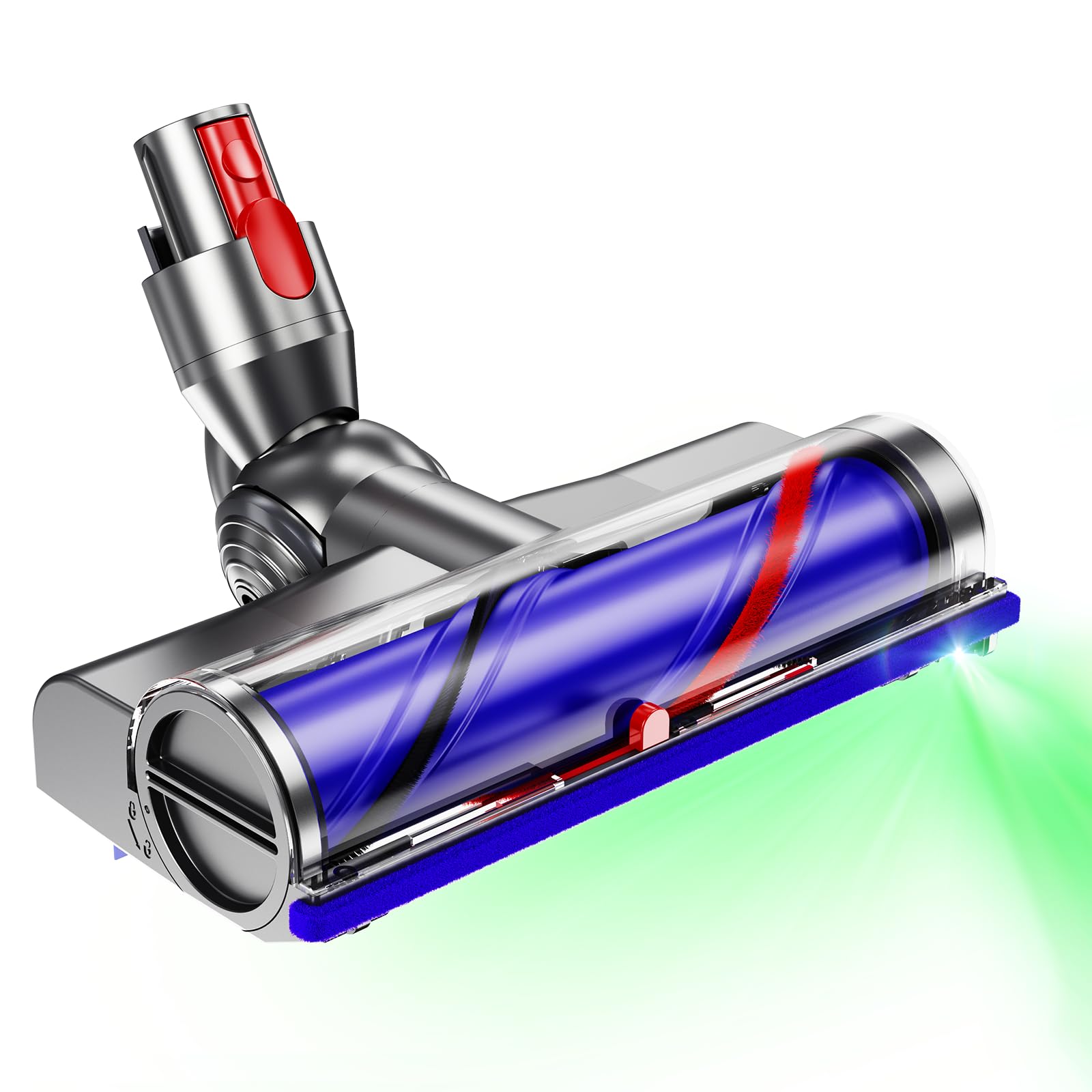 Vacuum Replacement Head for Dy-Son V15/V7/V8/V10/V11 Direct Drive Motor-Head Brush Roller for Dyson Vacuum Attachments Parts, Upgrade Anti-Tangle Vacuum Part for Carpet Hardwood Floor