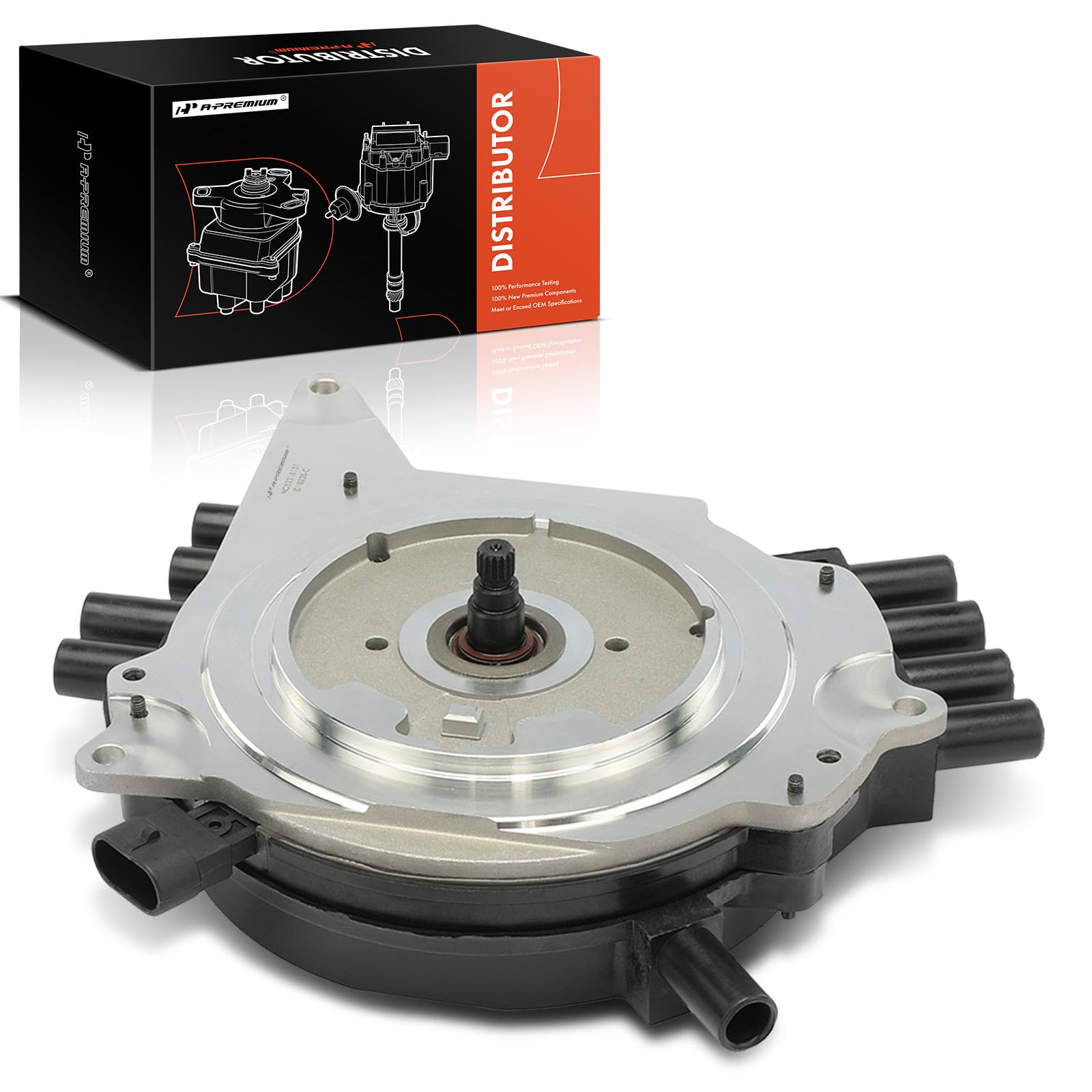A-PremiumIgnition Distributor with Cap and Rotor Compatible with Chevrolet Camaro 1993-1994, Corvette 1992-1994 & Pontiac Firebird 1993-1994, 5.7L