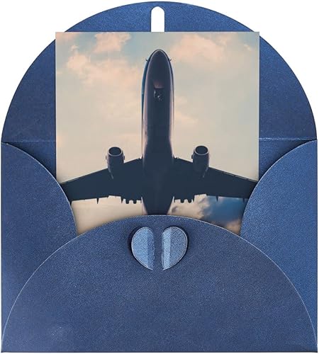 WURTON Tarjetas de felicitación de impresión de puesta de sol de avión Tarjetas de notas en blanco con sobres para todas las ocasiones cumpleaños, disponible en Yaxa Venezuela