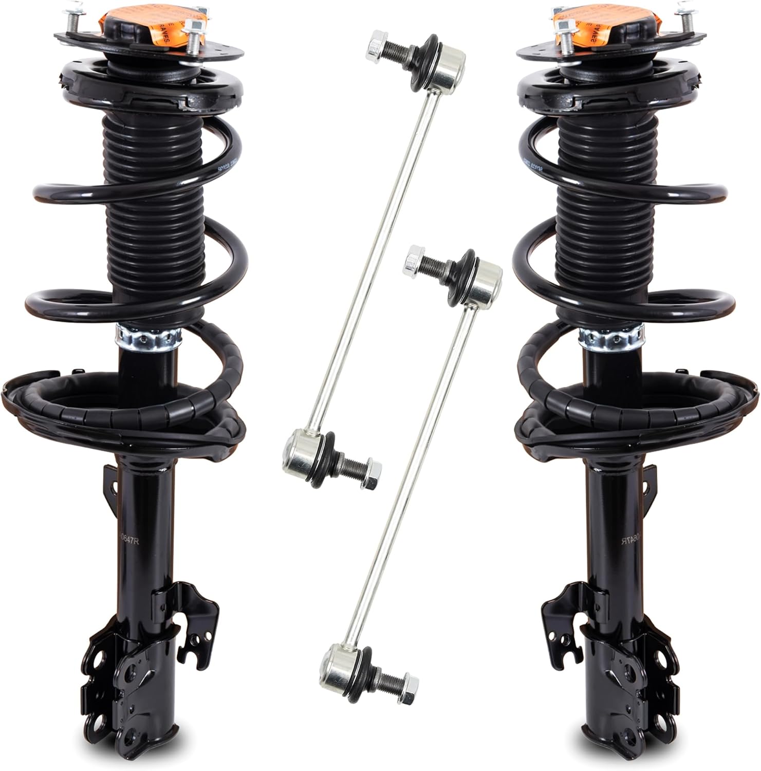Front Complete Struts Coil Spring Assembly 272211 272212 Compatible with 2004-2006 Lexus RX330, 2007-2009 RX350, 2006-2008 RX400h, 2004-2007 Toyota Highlander Shock Absorbers