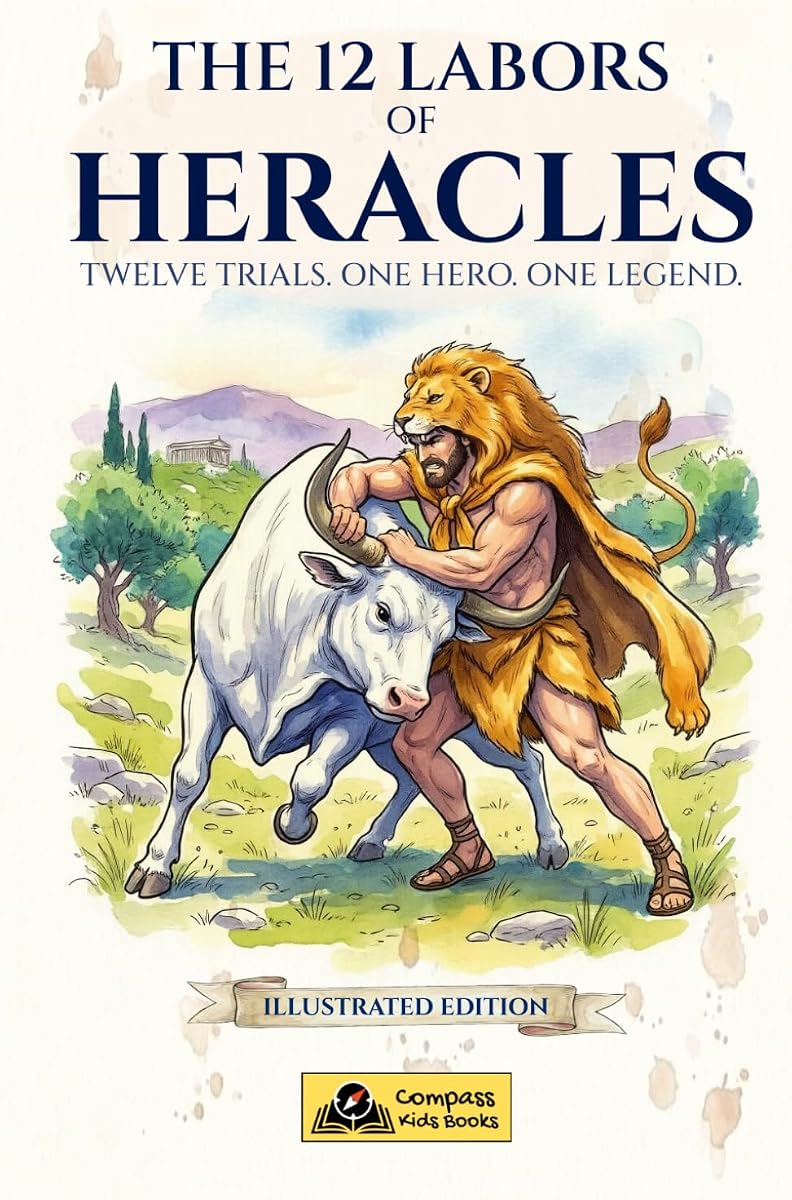 The 12 Labors of Heracles: Illustrated Edition: The Myth of Hercules and Greek Mythology for Kids Ages 10 to 12 (Greek Mythology Chronicles for Young Readers) (Spanish Edition)