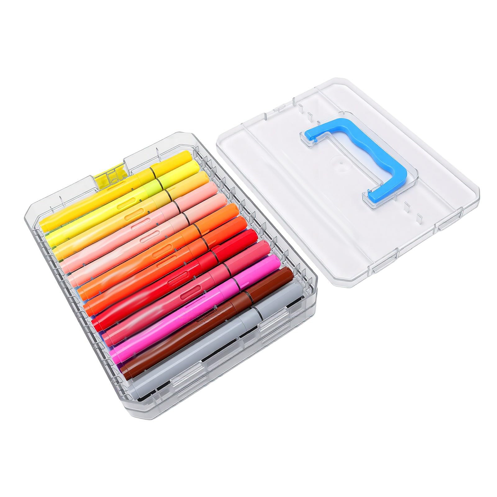 Acryl-Marker-Set, 24 Leuchtende Farben, Waschbar, Kunstbedarf für,