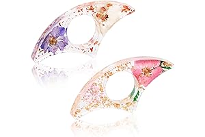 Kaluofan Exquisite Handmade Dried Flower Thumb Book Holder for Reading Lovers