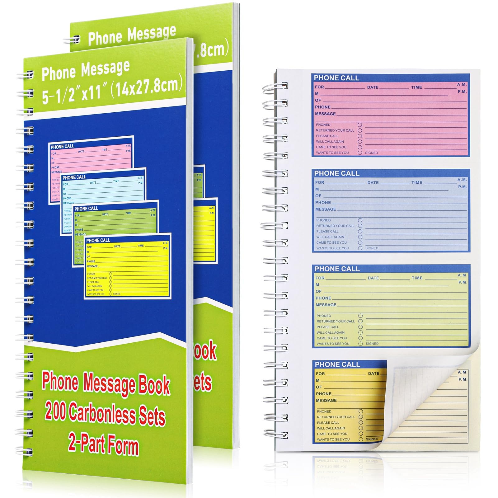 Carnet de messages téléphoniques au bureau pour organiser l'accueil et la prise de note