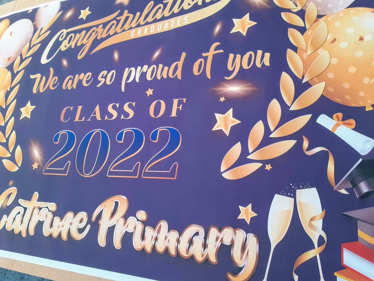 Banner Personalizzato Per Festa Di Laurea 2025 - Tessuto 180x110 Cm Con Scritta 'Classe Del 2025' Personalizzabile