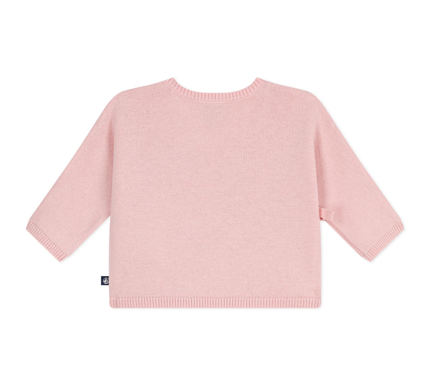 Petit Bateau Reggiseno per Bebè con Cuore Traforato, in Lana e Cotone