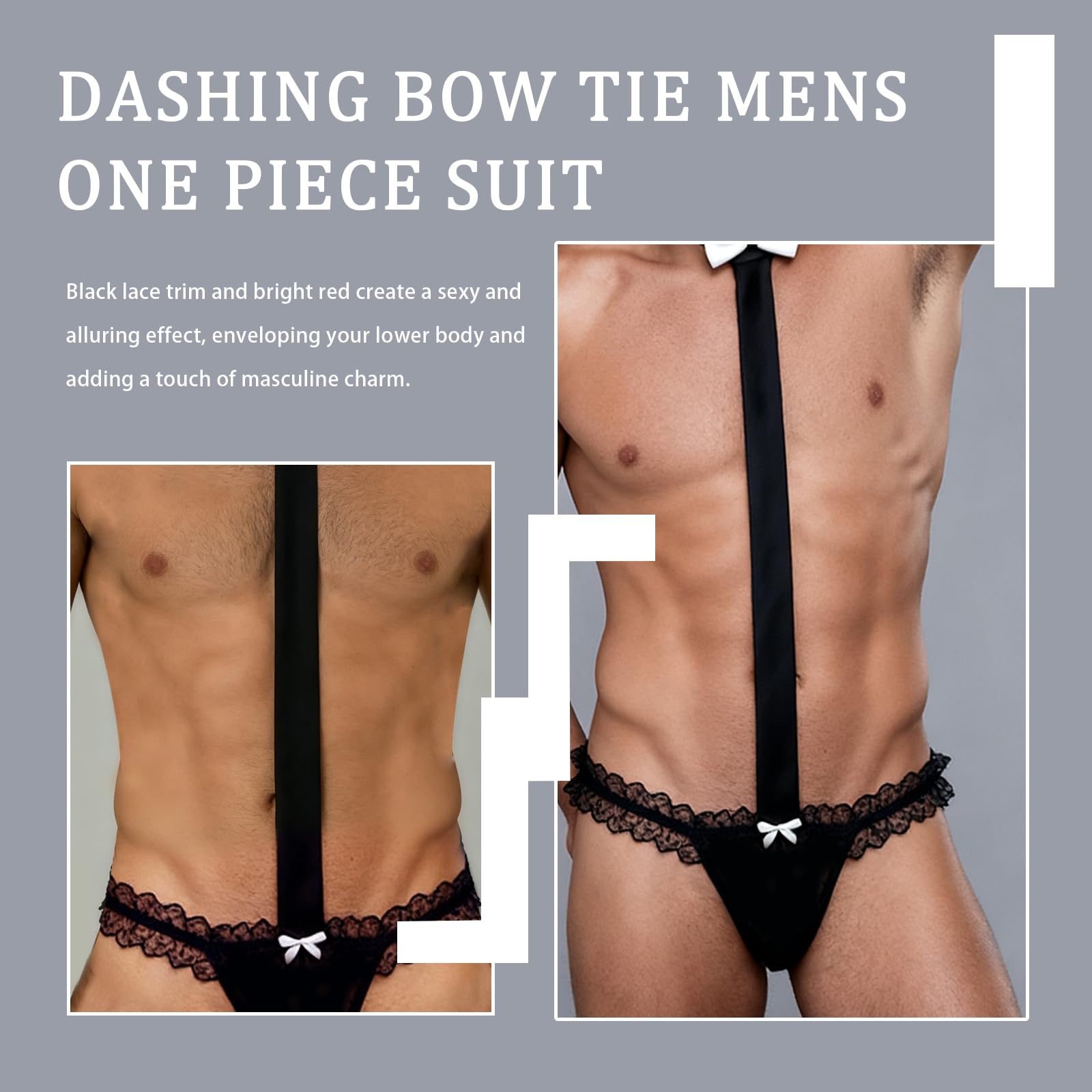 GXNRHG Ropa Interior Sexy para Hombre, Tanga Sexy, suspensorio con Solapa Frontal, Bolsa abultada, Breve, Talla única