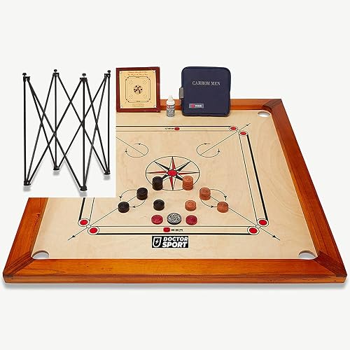 Jeu de carrom - Plateau de jeu à carreaux -