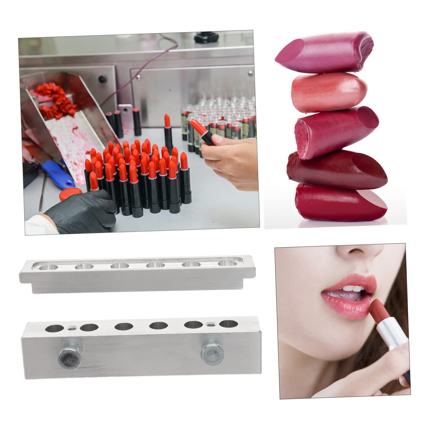 Kit Para Hacer Pintalabios De Aleación De Aluminio Molde De Lápiz Labial Herramienta Diy Para Brillo Labial Para Fabricación De Pintalabios Casa