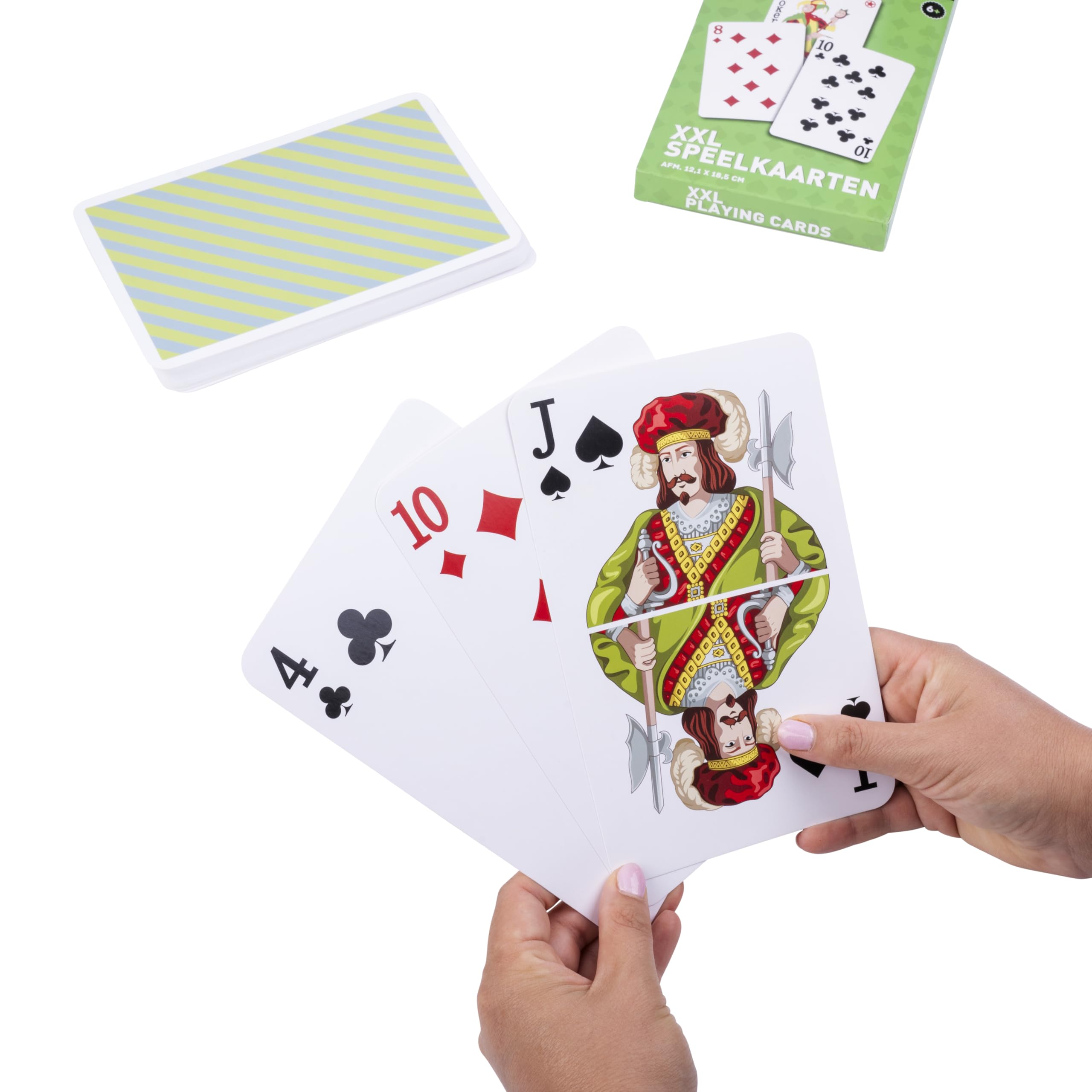 Engelhart - 390115 - XXL card game - card size: 12.1 cm x 18.5 cm, 54 giant cards - Image 3