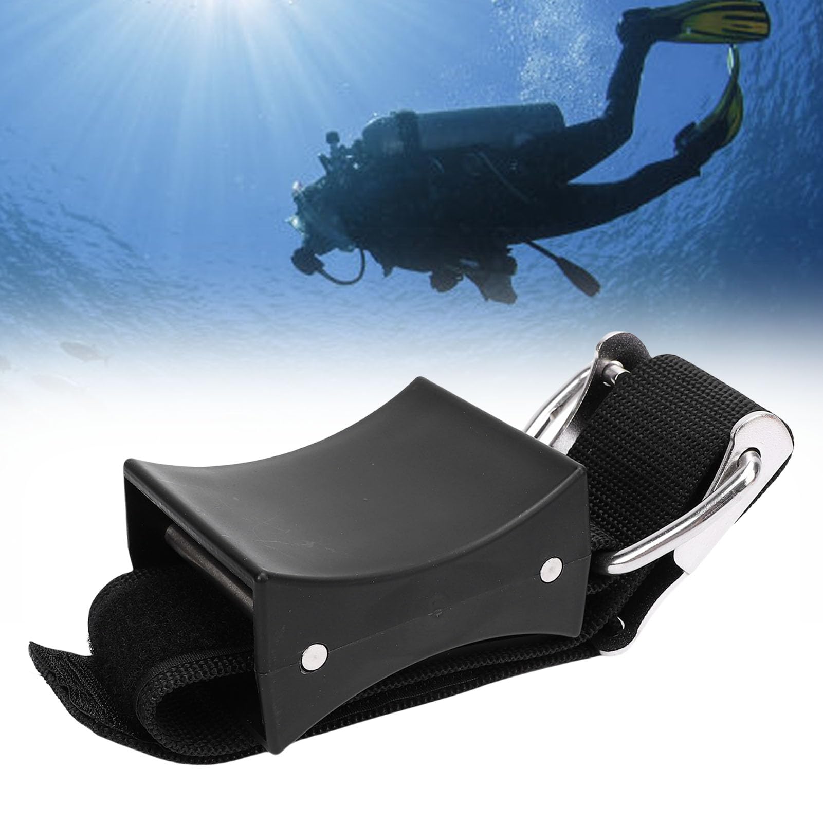 Pongnas Cinturino da Immersione per Bombola da 3 Litri – Cinturino da Immersione in Nylon con Fibbia in Acciaio Inossidabile, Supporto Sicuro per Ossigeno per Immersioni Ricreative e Tecniche