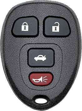 Vurkcy Key Fob Replacement for 06-10 Chevy Cobalt & Pontiac G6 Solstice/ 06-12 Malibu/ 07-09 G5 & Saturn Aura Sky/ 05-08 Grand Prix/ 05-09 Buick Lacrosse Car Keyless Remote, KOBGT04A, 4 Btn