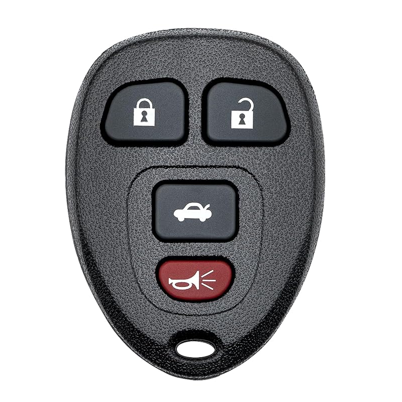 Controle Remoto Keyless de Reposição Vurkcy KOBGT04A com 4 Botões para Chevrolet Cobalt, Malibu, Pontiac G6 e Outros