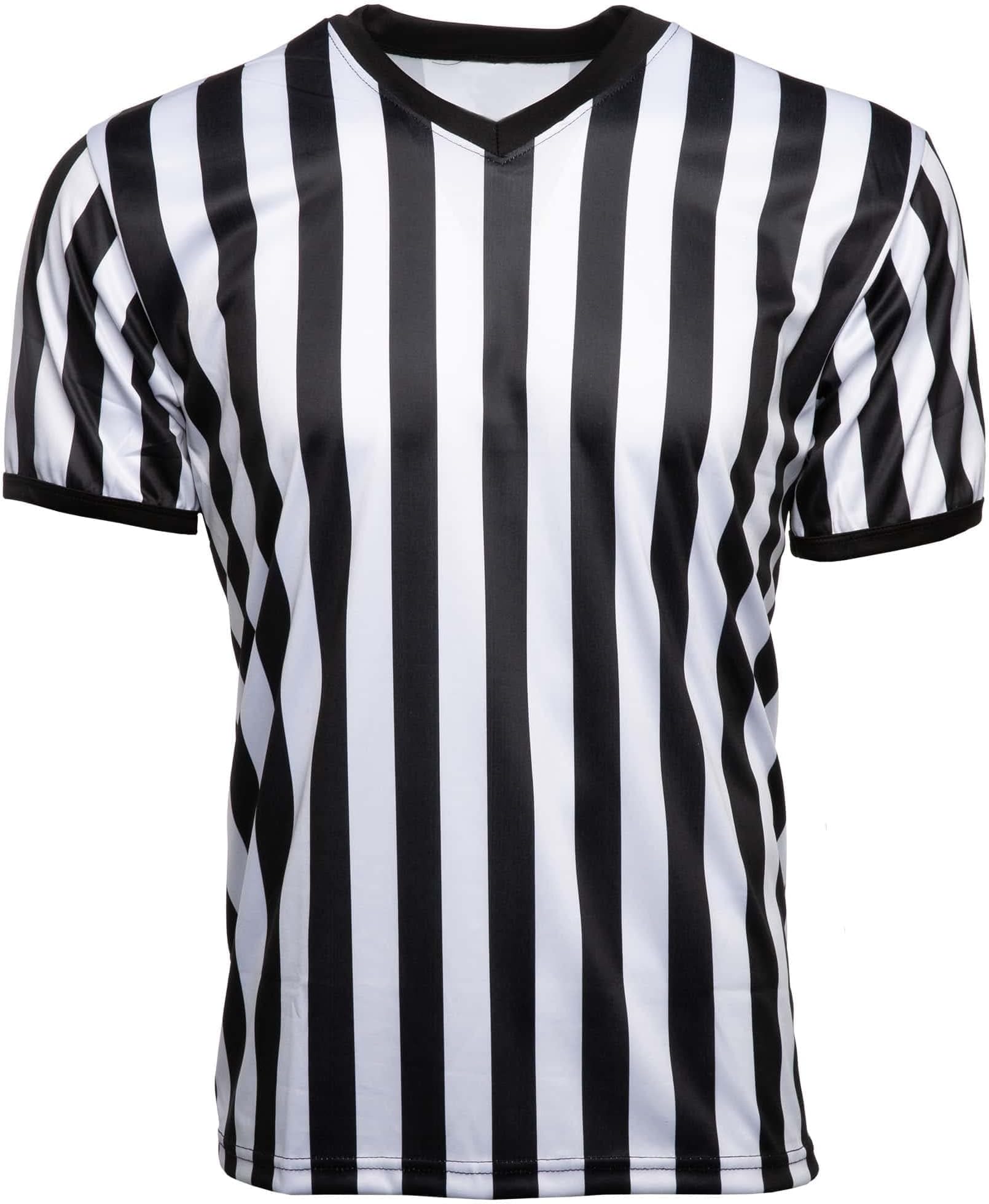 Murray Sporting GoodsMen's V-Neck Referee Shirt | Mens Official Short Sleeve Pro-Style V-Neck Officiating Referee Shirt