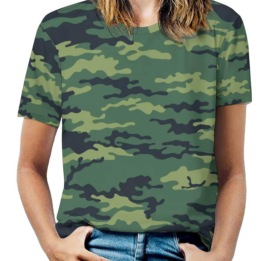 RUSSELLIND 迷彩柄 半袖シャツ サイズ5 RUSSELLIND 迷彩柄 半袖シャツ サイズ5