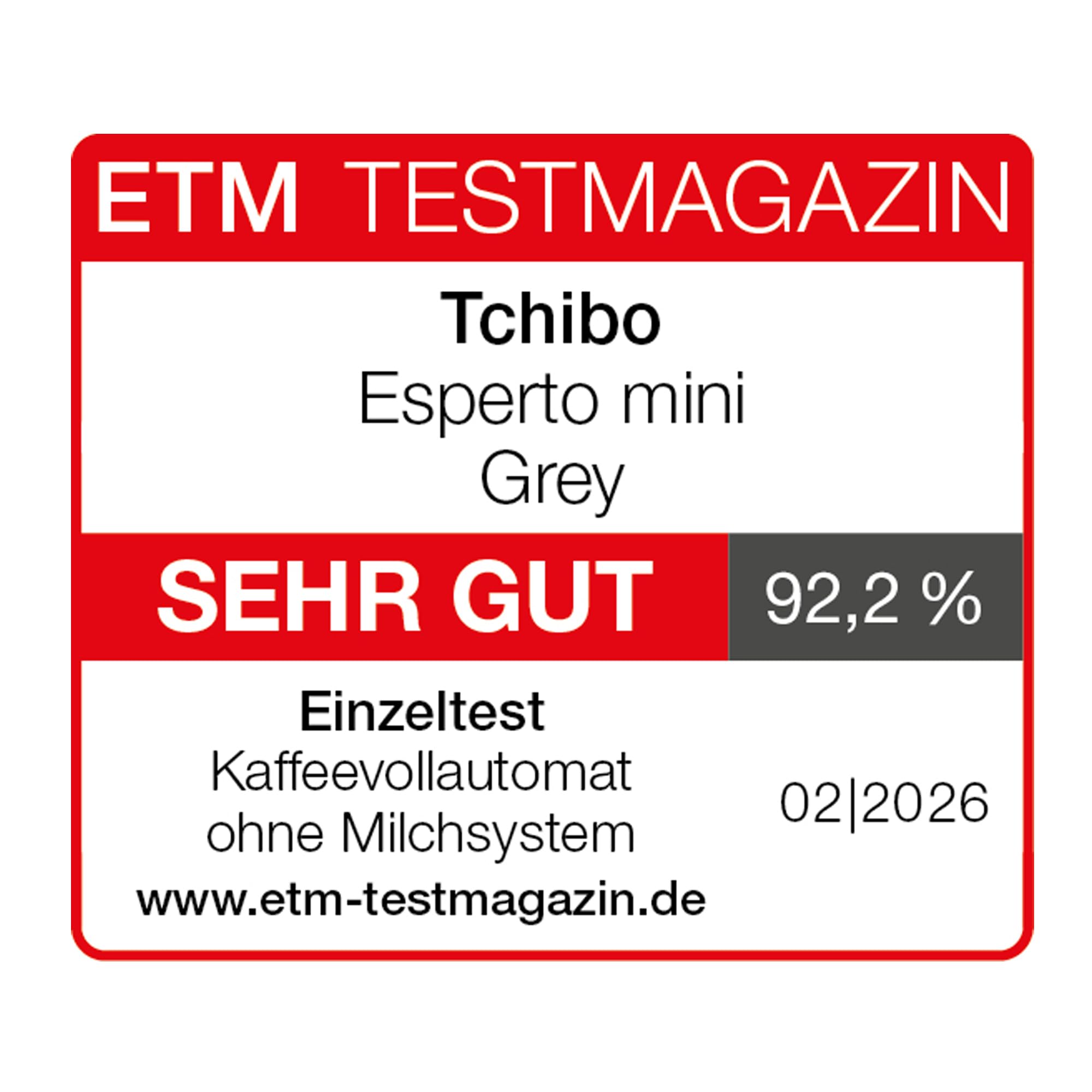 Tchibo Kaffeevollautomat Esperto mini Caffè Crema Espresso 16cm breit Schwarz