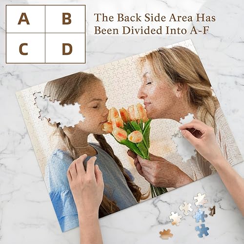 Miniatura 4 de Rompecabezas personalizado de la foto 3005001000 piezas, rompecabezas personalizado para adultos y niños, familia, boda, graduación, regalo