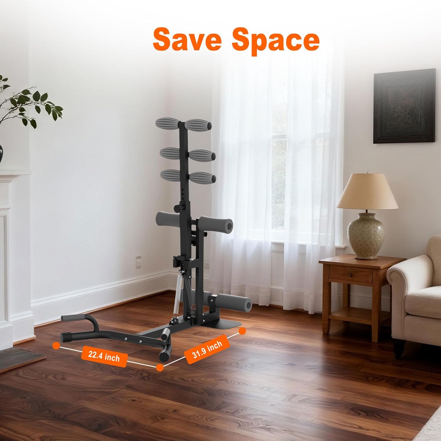 HOTSWEAT Deep Squat Machine, Glute Workout Equipment for Women, Squat Trainer with Adjustable Resistance, Core & Abs Exercise, Push Up Workout Equipment for Home Gym - Image 8