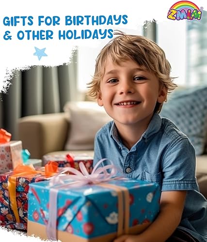 Miniatura 6 de ZMLM Papel para Rascar Arte-Manualidades Regalo: Paquete de 2 Cuadernos Arcoíris Suministros Juguetes Rellenos para Cesta de Pascua para Niñas