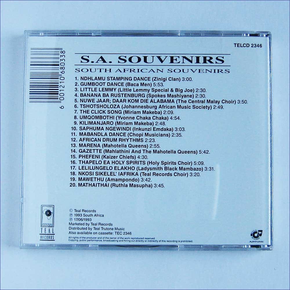 South African Souvenirs [Music CD]