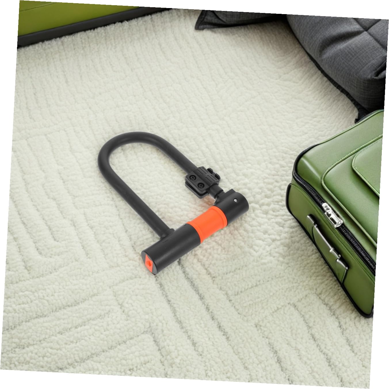 Candado para Bicicleta en Forma Acero Aleación Negro
