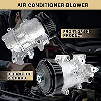 Vista 65 de Compresor de aire acondicionado AC para Ford Police Interceptor Utility 2013-2015, Ford Explorer 2011-2015, con embrague de A/C, compresor de CA