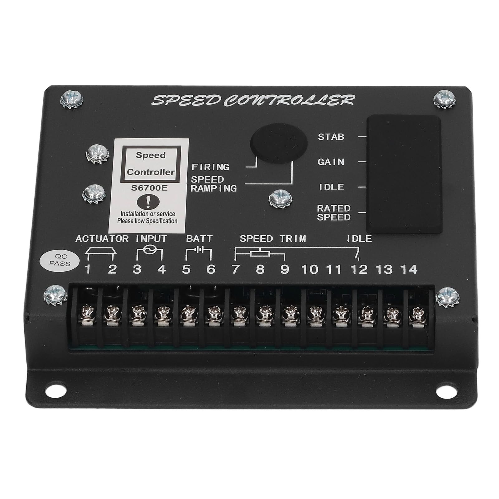 Controlador Electrónico del Motor Controlador Respuesta Rápida Generador Conjunto de Velocidad Gobernador 24V