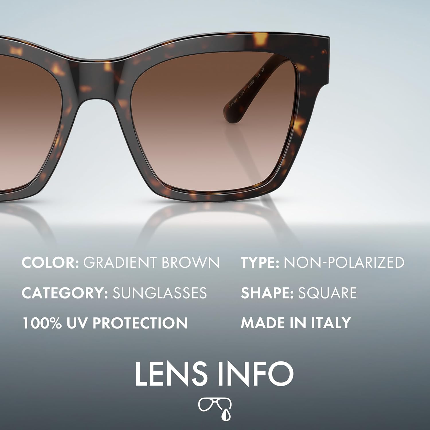 Óculos de sol DOLCE & GABBANA DG4384 Square DG Logo Acetato com kit de óculos de luxo em promoção! Veja a oferta e mais achadinhos de Óculos de sol 4 Hoje é o melhor dia para comprar Óculos de sol DOLCE & GABBANA DG4384 Square DG Logo Acetato com kit de óculos de luxo com aquele preço maroto! Promoção! Aproveite a oferta! 4